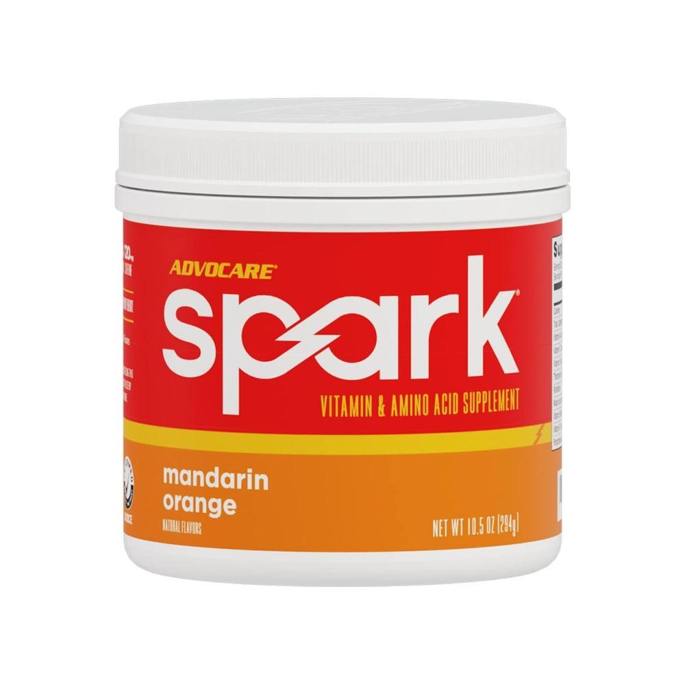 AdvoCare Spark Vitamin &amp; Amino Acid Supplement - Focus &amp; Energy Supplement Mix - Powdered Energy Supplement Mix - Powder Supplement Mix - Amino Acids - Mandarin Orange - 10.5 oz - Whlsome - Sports Nutrition