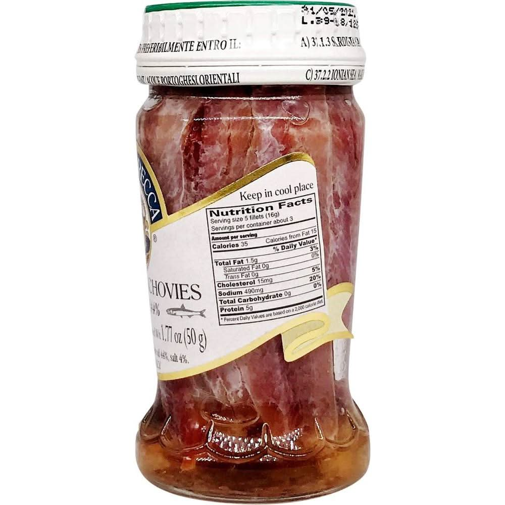 AGOSTINO Anchovies In Jar 335 OZ - Whlsome - Fish Products