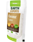 Earth Goods Organic Coconut Flakes Non-Gmo;Gluten-Free;Vegan 150G