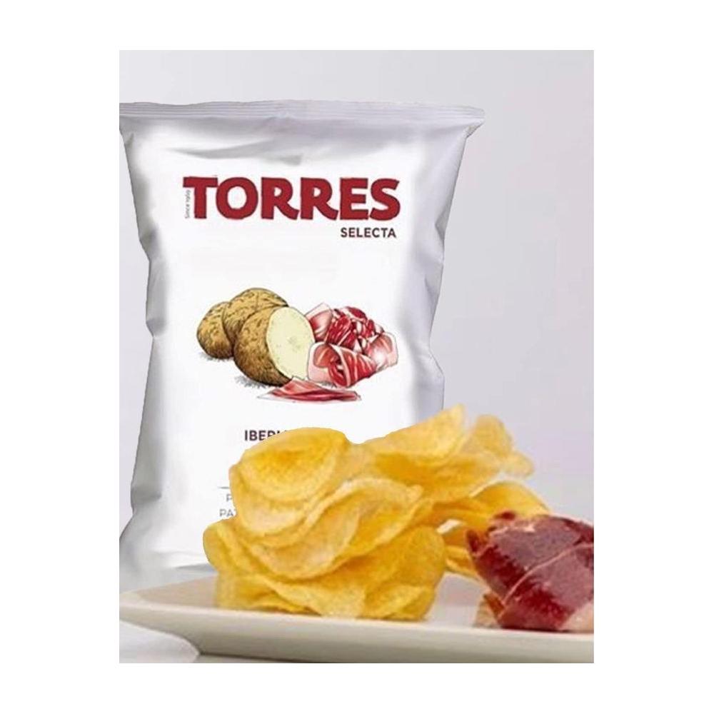 (Most Popular Flavors) Torres Spanish Potato Chips Patatas Fritas Variety Pack Made in Barcelona, Spain (8 Pack) - Whlsome - Snacks