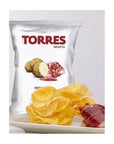 (Most Popular Flavors) Torres Spanish Potato Chips Patatas Fritas Variety Pack Made in Barcelona, Spain (8 Pack) - Whlsome - Snacks