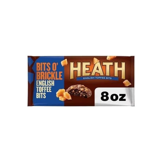 (Pack of 2) Heath Bits O&#39;Brickle English Toffee Bits Baking Ingredients Toppings (Miras Trademark 2 - in - 1 Measuring Spoon Included!) - Whlsome - Baking Products