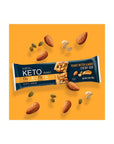 :ratio KETO Friendly Chewy Protein Bars, Peanut Butter Almond, Gluten Free Snack, 4 ct - Whlsome - Nuts & Seed Butter