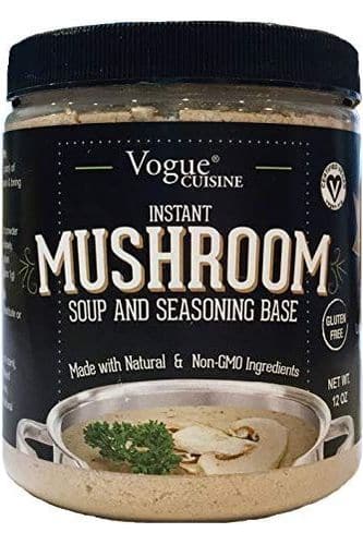 Vogue Cuisine Mushroom Soup &amp; Seasoning Base - Low Sodium &amp; Gluten Free (12 oz)