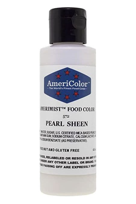 AmeriColor Airbrush Food Coloring, Pearl Sheen AmeriMist, 4.5 Ounce