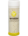 Wilton Sugar Pearls, White, 5 Oz, Non Toxic