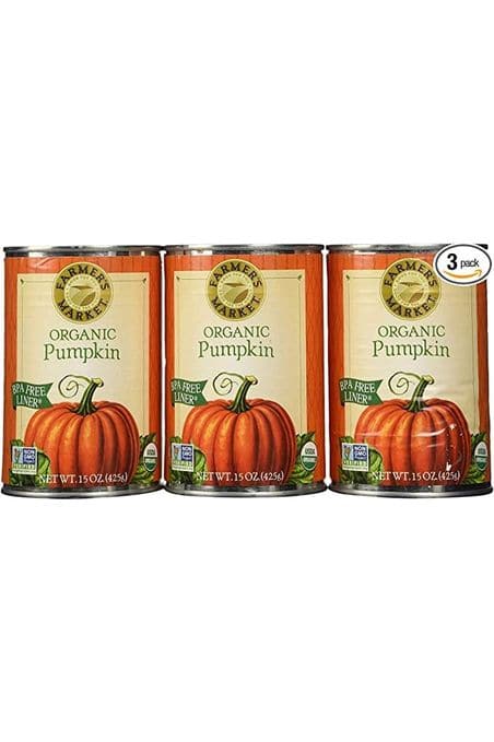 Farmers Market Pumpkin Puree 100% Organic 3x15oz - PACK OF 3