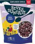 Seven Sundays Grain Free Real Berry Sunflower Cereal (227g) 8 Oz