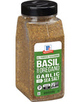 McCormick Basil and Oregano, Garlic and Sea Salt All Purpose Seasoning, 10.5 oz