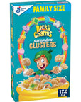 General Mills Lucky Charms Marshmallow Clusters Breakfast Cereal, 17.6oz