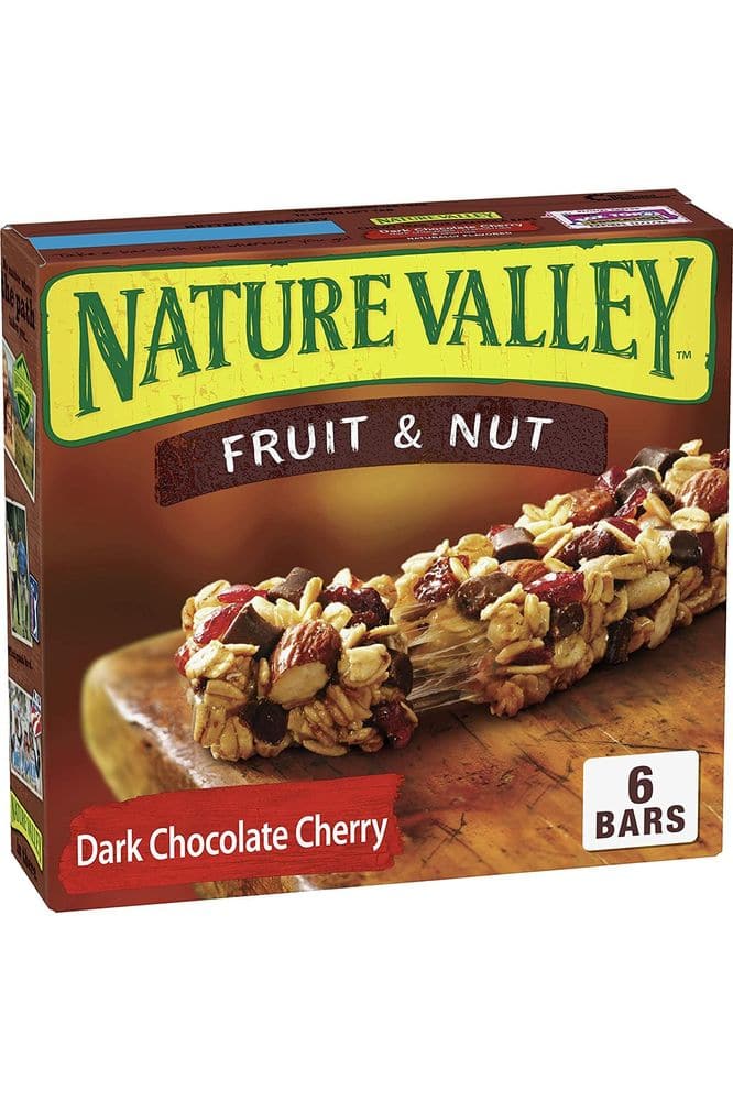 Nature Valley Fruit and Nut Granola Bars, Dark Chocolate Cherry, 6 ct